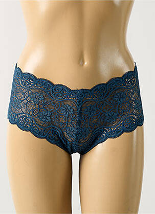 Culotte tissage satiné bleu TRIUMPH femme