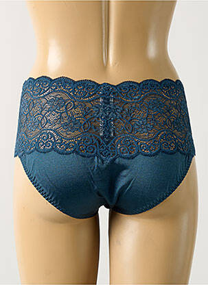 Culotte tissage satiné bleu TRIUMPH femme