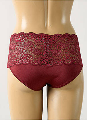 Culotte tissage satiné rouge TRIUMPH femme