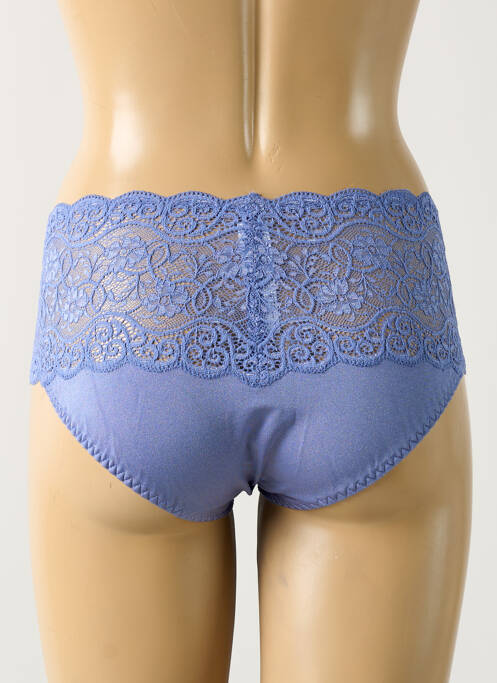 Culotte tissage satiné bleu TRIUMPH femme