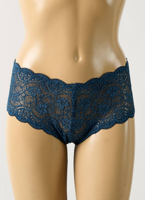 Culotte tissage satiné bleu TRIUMPH femme