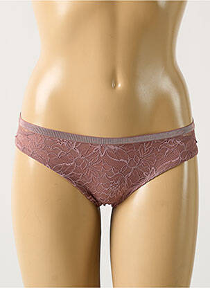 Culotte tissage dentelle violet TRIUMPH femme