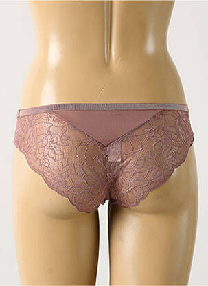 Culotte tissage dentelle violet TRIUMPH femme