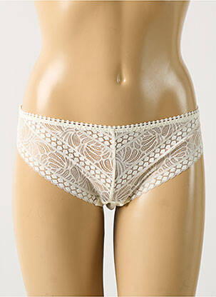 Culotte tissage dentelle blanc ANTIGEL femme