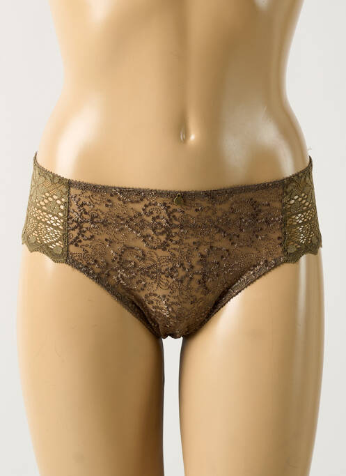 Culotte stretch vert EMPREINTE femme