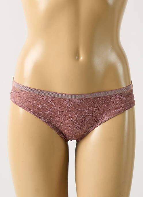 Culotte tissage dentelle violet TRIUMPH femme
