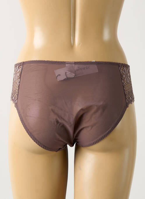 Culotte marron EMPREINTE pour femme
