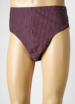 Slip imprimé rayures rouge GÖTZBURG homme