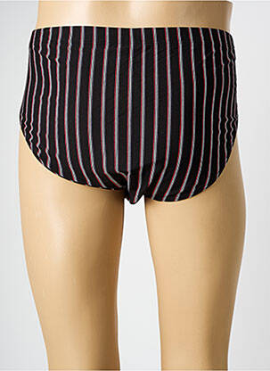Slip imprimé rayures noir GÖTZBURG homme
