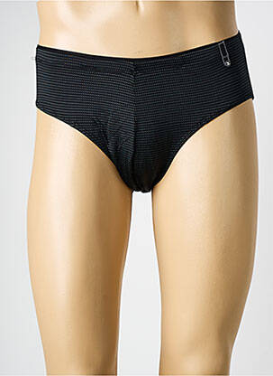 Slip tissage popeline noir GÖTZBURG homme
