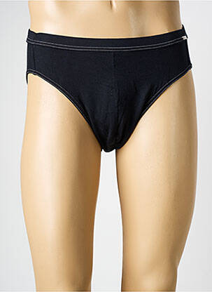 Slip tissage popeline noir CECEBA homme
