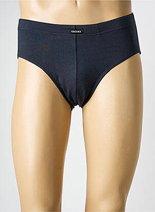Slip tissage popeline noir CECEBA homme