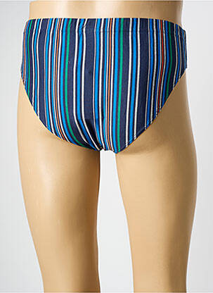 Slip imprimé rayures bleu CECEBA homme