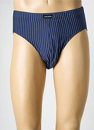 Slip tissage popeline bleu CECEBA homme