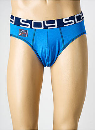 Slip stretch bleu SOY homme