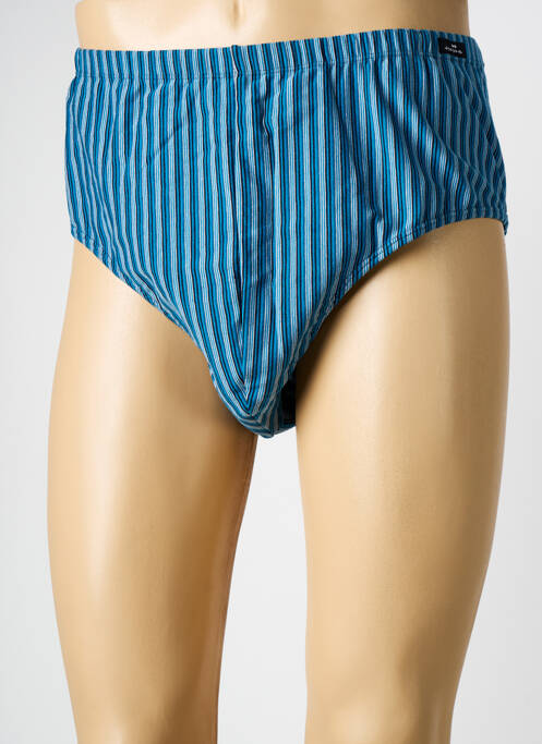 Slip imprimé rayures bleu GÖTZBURG homme