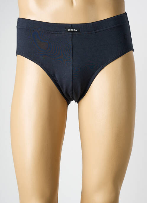 Slip tissage popeline noir CECEBA homme
