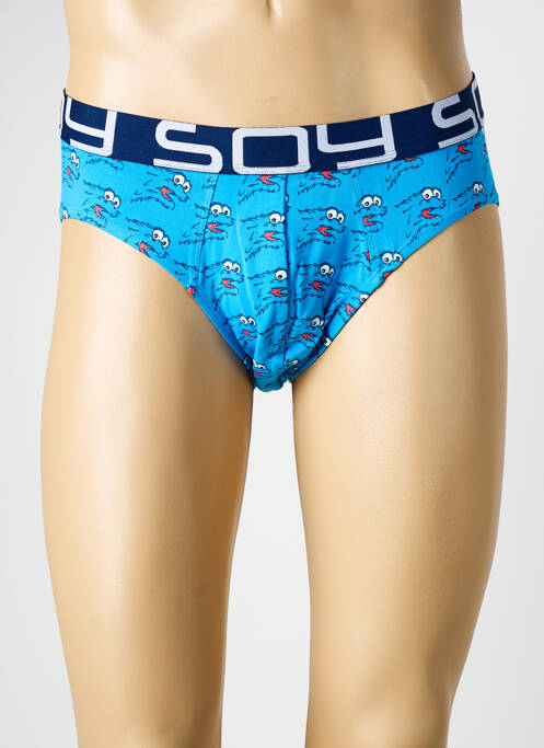 Slip bleu SOY pour homme