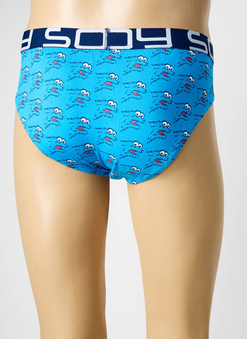 Slip bleu SOY pour homme