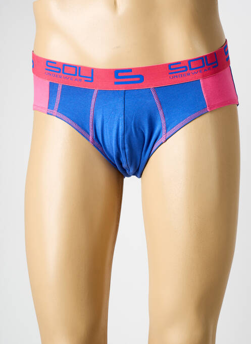 Slip bleu SOY pour homme
