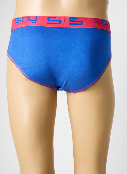 Slip bleu SOY pour homme