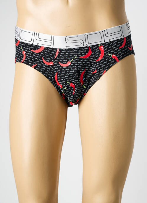 Slip noir SOY pour homme