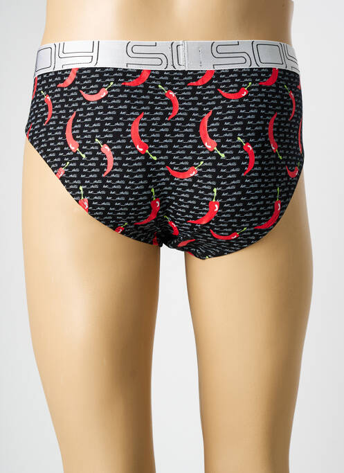 Slip noir SOY pour homme