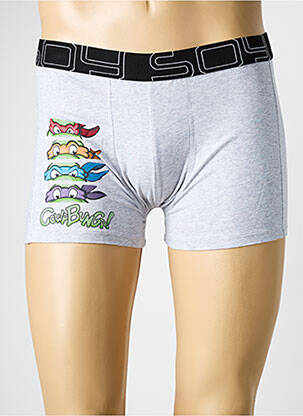 Boxer stretch gris SOY homme