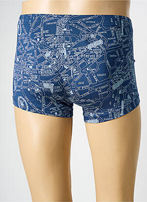 Boxer imprimé fantaisie bleu CECEBA homme