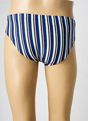 Slip imprimé rayures bleu CECEBA homme