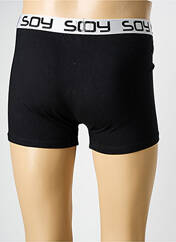 Boxer noir SOY pour homme seconde vue