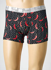 Boxer noir SOY pour homme seconde vue