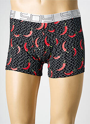Boxer noir SOY pour homme