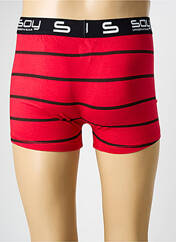 Boxer rouge SOY pour homme seconde vue