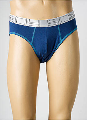 Slip bleu SOY pour homme