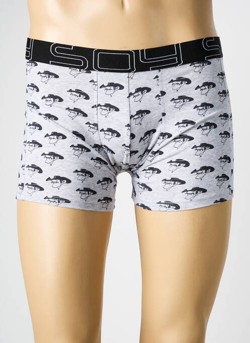 Boxer imprimé fantaisie gris SOY homme