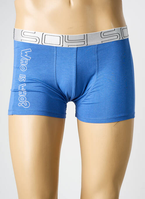 Boxer bleu SOY pour homme