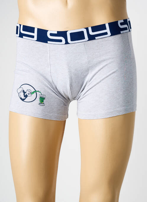 Boxer gris SOY pour homme