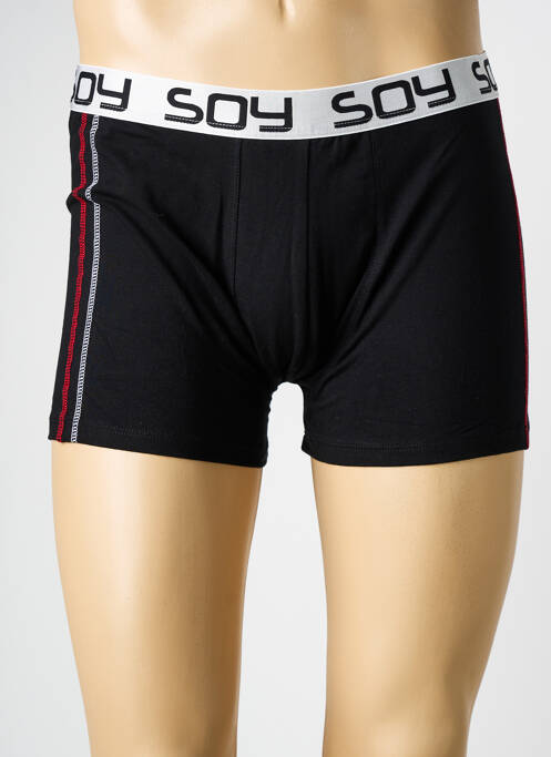Boxer noir SOY pour homme
