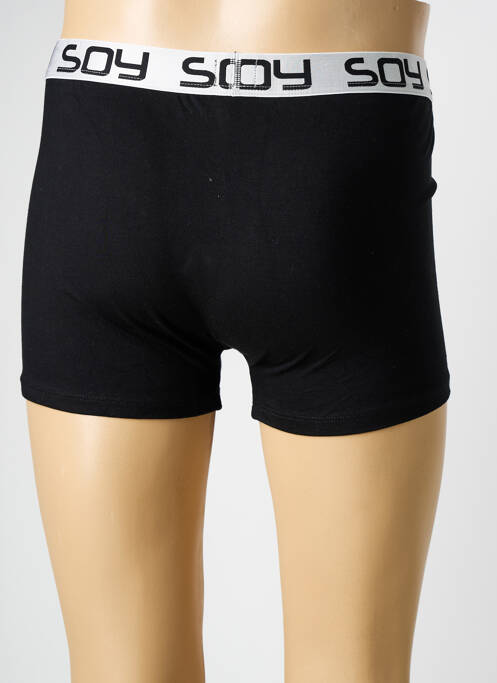 Boxer noir SOY pour homme