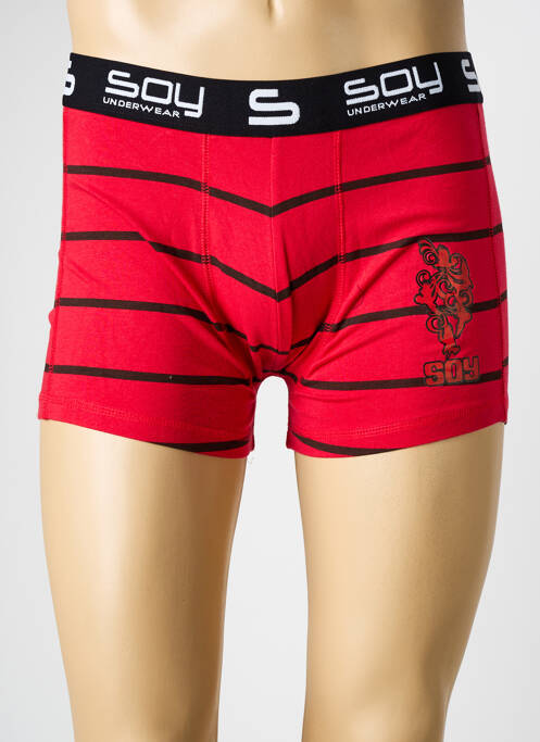 Boxer rouge SOY pour homme