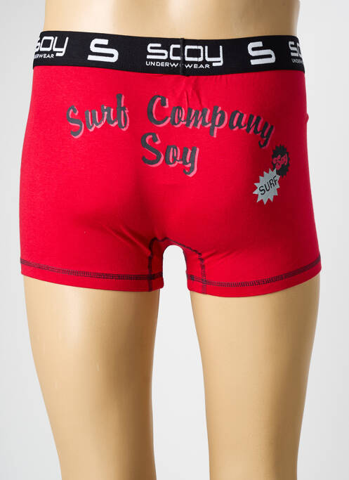 Boxer rouge SOY pour homme