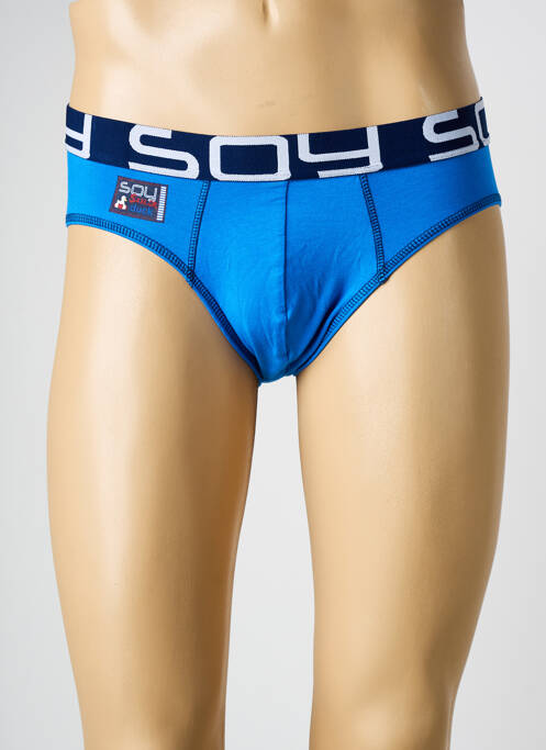 Slip bleu SOY pour homme