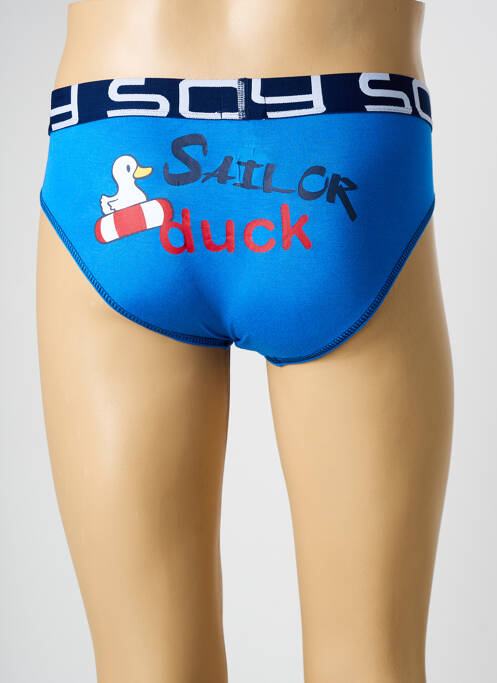 Slip bleu SOY pour homme