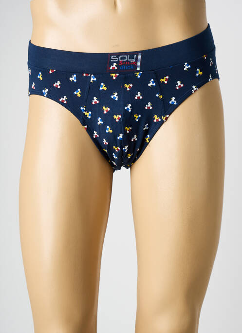 Slip bleu SOY pour homme
