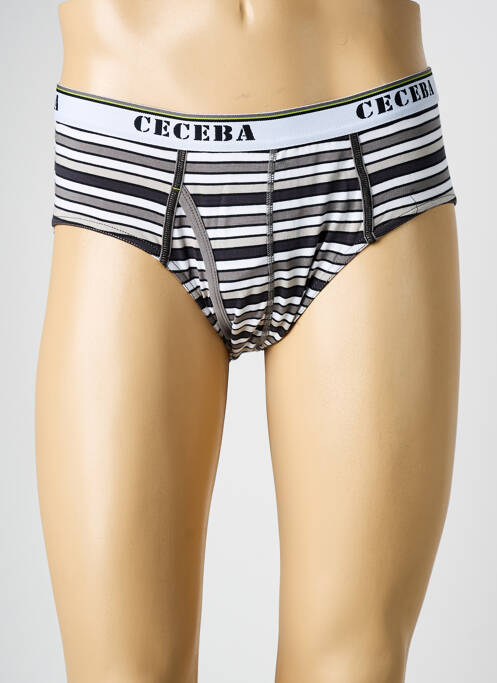 Slip gris CECEBA pour homme