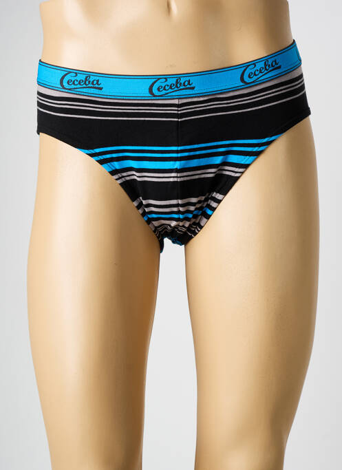 Slip noir CECEBA pour homme