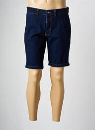 Bermuda coupe droite bleu CAMBRIDGE homme
