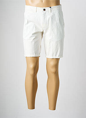 Bermuda coupe droite blanc CAMBRIDGE homme