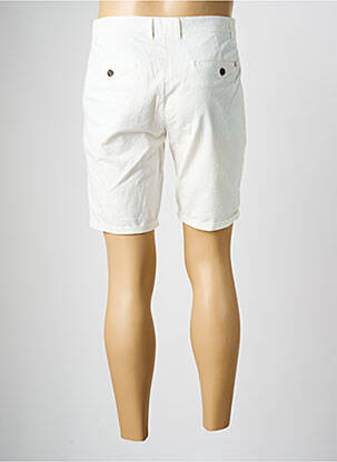 Bermuda coupe droite blanc CAMBRIDGE homme